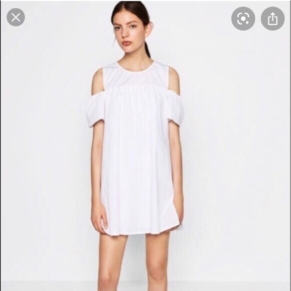Zara Dresses & Skirts - Zara cold shoulder Romper/dress/shorts